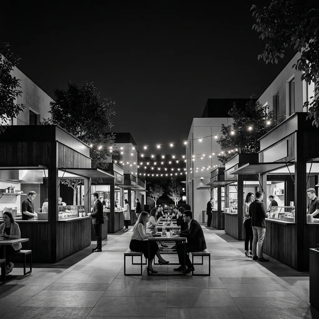 Outdoor Food Market